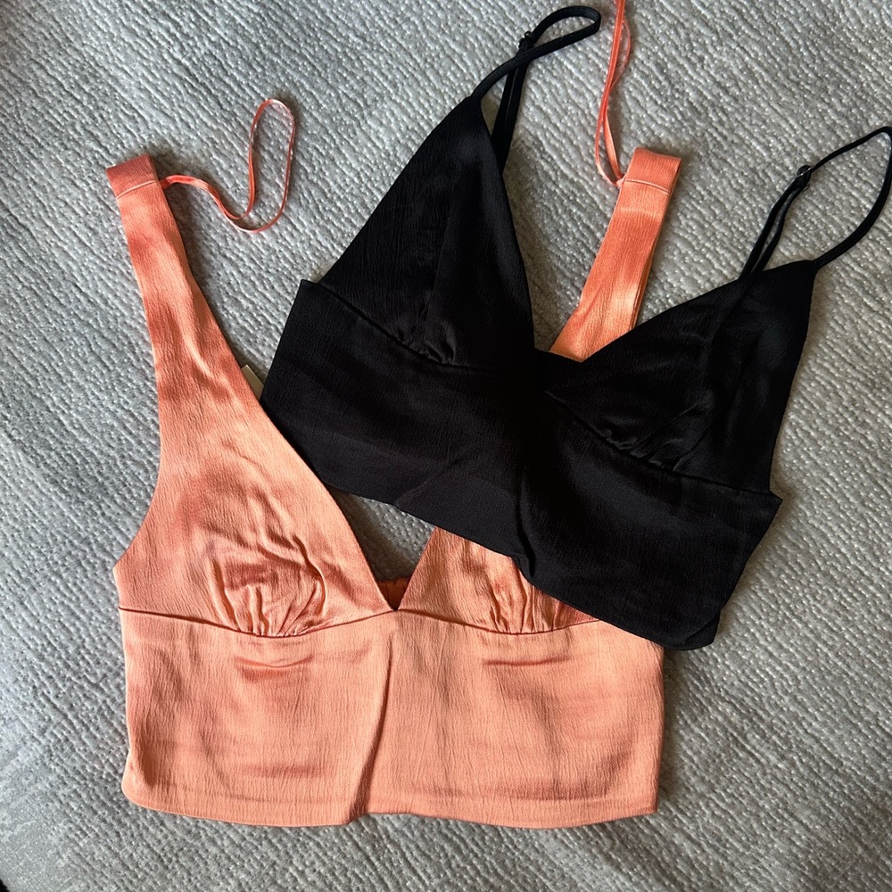 Zara crop top bundle